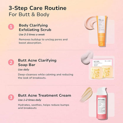 BellamiLuxx Butt & Body Acne Clearing Cream with Salicylic Acid