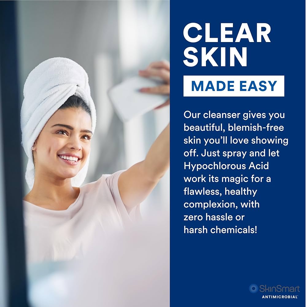 SkinSmart Antimicrobial No-Rinse Spray Face Cleanser