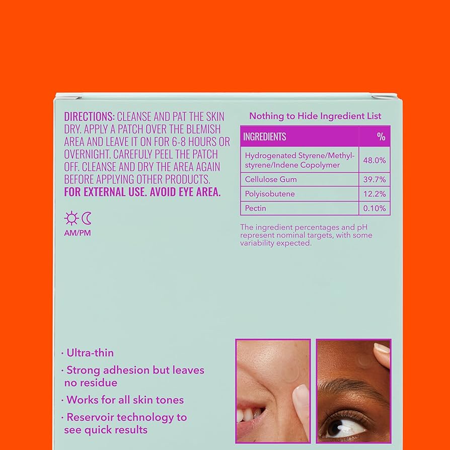 Good Molecules Ultra-Thin Hydrocolloid Pimple Patches (60 Pack)
