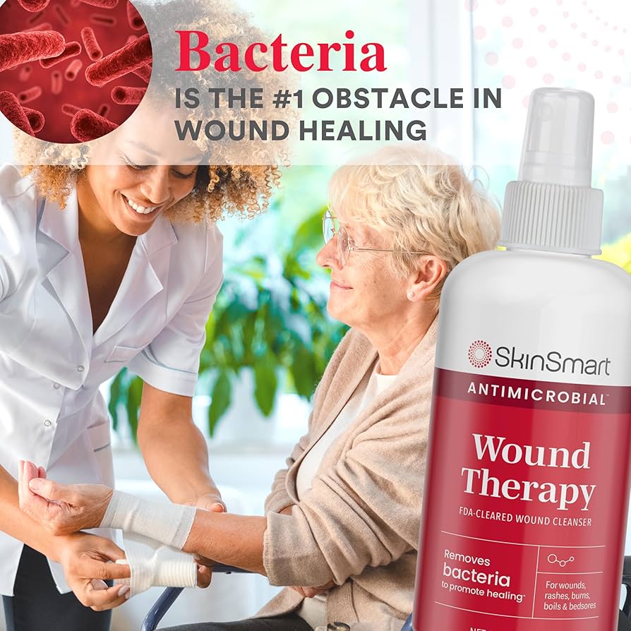 SkinSmart Antimicrobial Hypochlorous Wound Care Spray