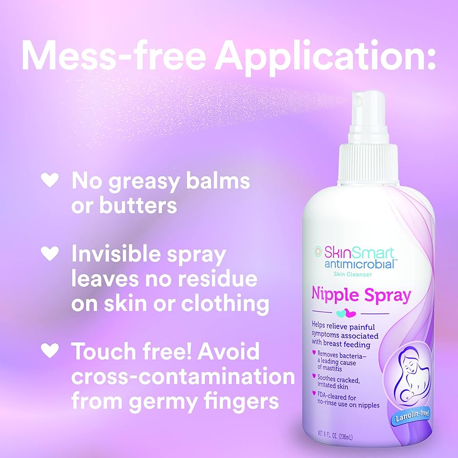 SkinSmart Breastfeeding Nipple Relief Hypochlorous Spray