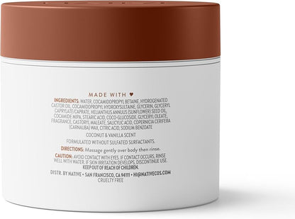 Native Coconut & Vanilla Exfoliating Body Polish Scrub