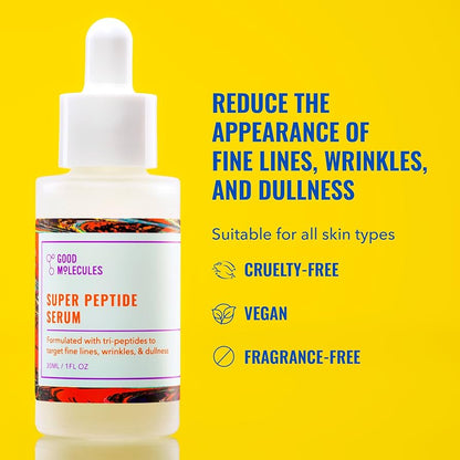 Good Molecules Super Peptide & Copper Tripeptide Anti-Ageing Serum