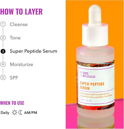 Good Molecules Super Peptide & Copper Tripeptide Anti-Ageing Serum