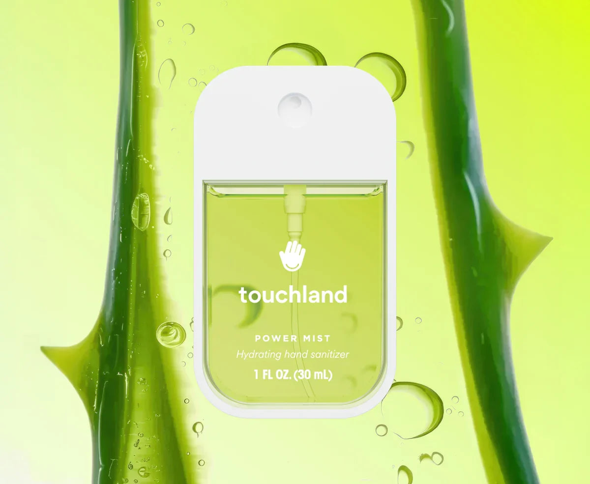 Touchland Aloe You Power Mist – Aloe Juice, Lime & Cedarwood Hand Sanitiser