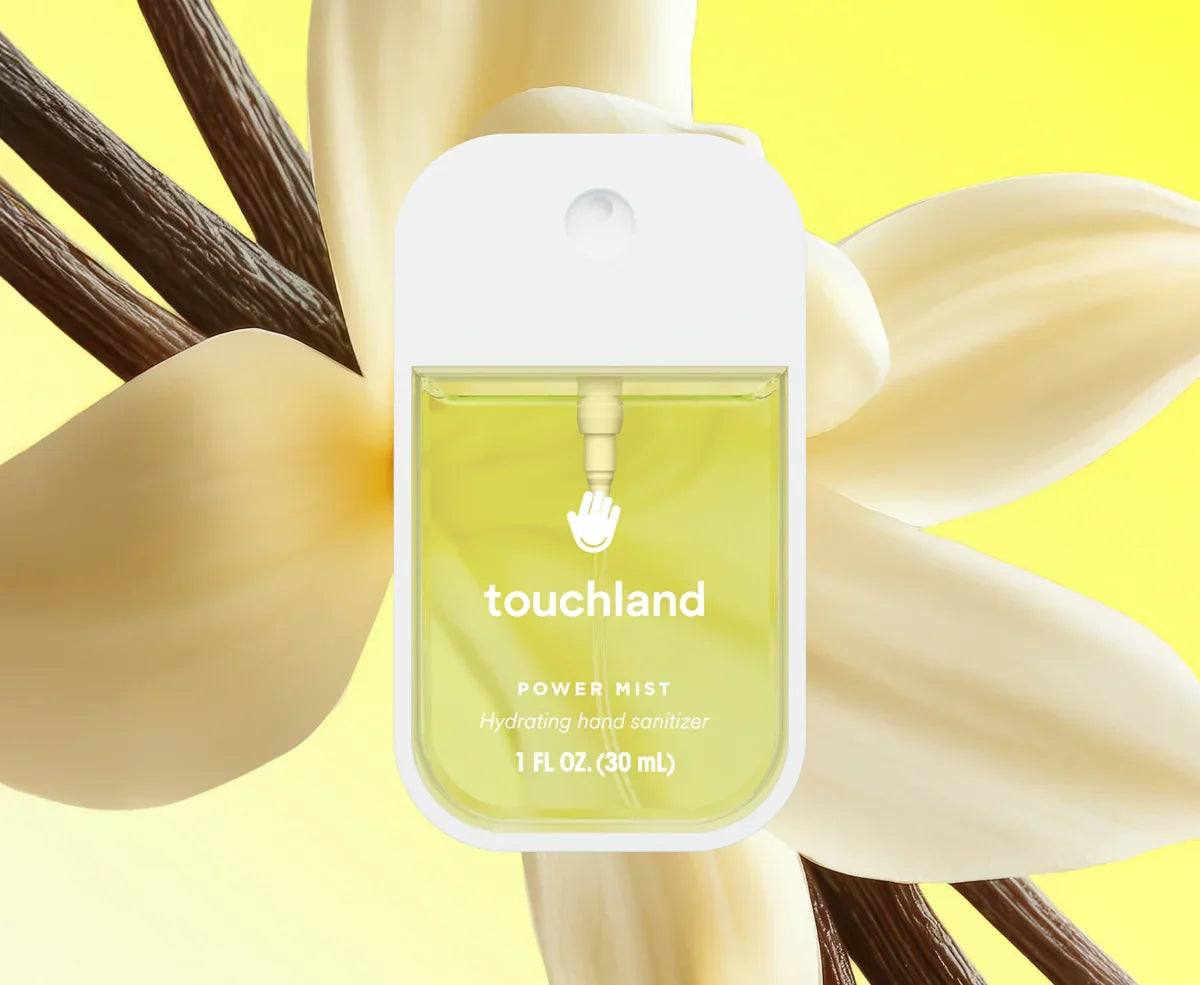 Touchland Vanilla Blossom Power Mist – Aloe, Mandarin & Coconut Hand Sanitiser