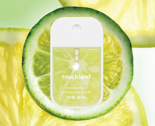 Touchland Lemon Lime Spritz Power Mist – Aloe & Sandalwood Hand Sanitiser