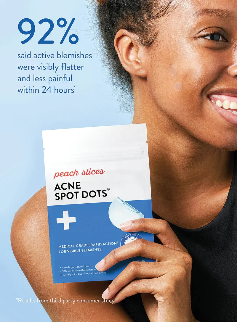 Peach & Lily Acne Spot Dots Hydrocolloid Pimple Patches (60 Pack)