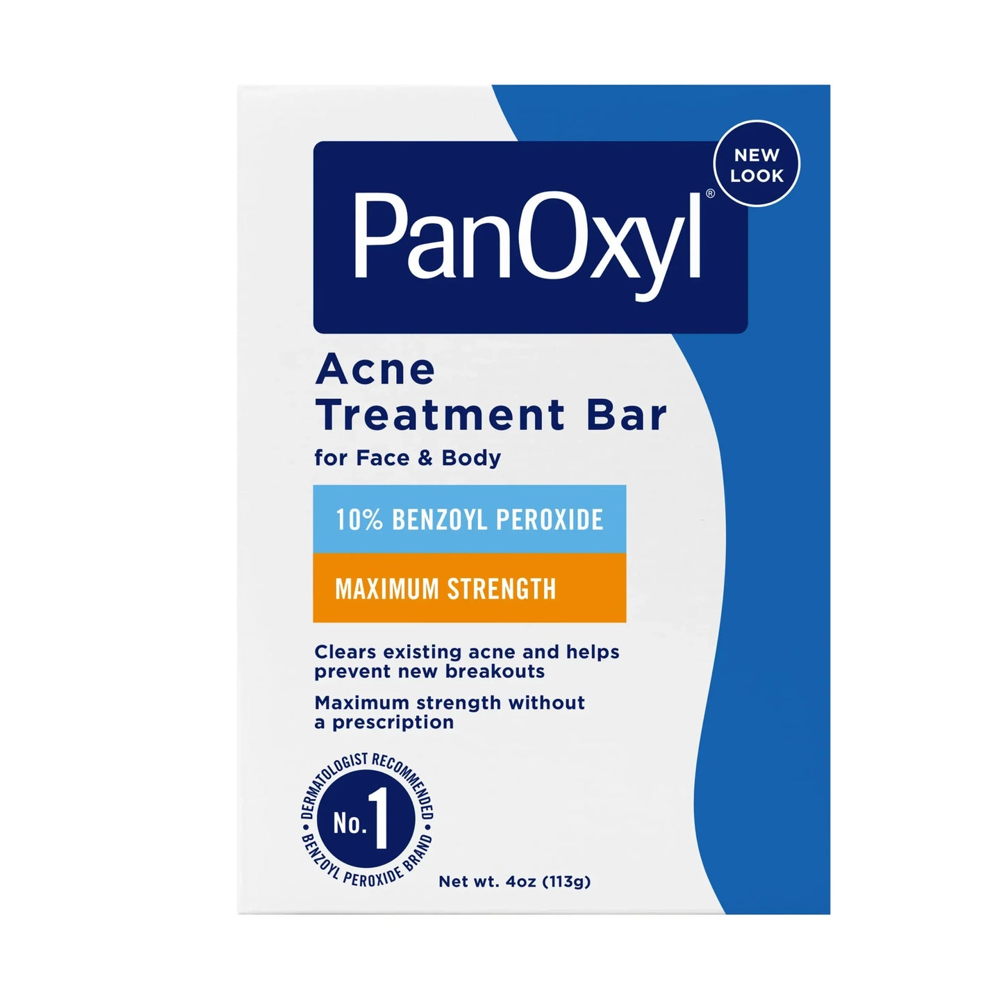 PanOxyl 10% Benzoyl Peroxide Acne Treatment Cleansing Bar