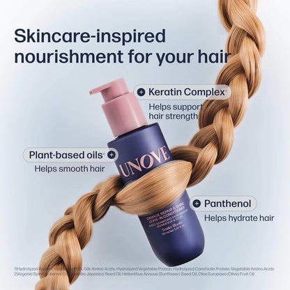 UNOVE Damage Repair Glass-Shine Leave-In Conditioner Cream