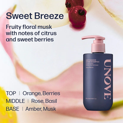 UNOVE Deep Damage Repair Hydrating Keratin Shampoo